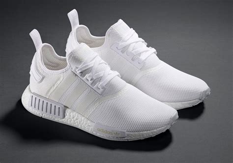 womens white adidas nmd original|all white Adidas NMD women.